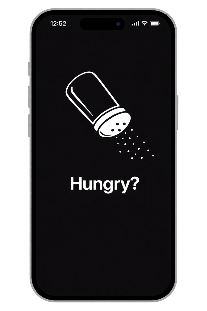 Hungry screen - What are you craving?